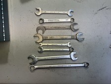 Lot Of 8 Proto & MAC-4 Angle, Box, Combo & Ignition Wrench Lot- SAE & Metric