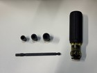 Klein Tools 4-in-1 Impact Rated SAE Hex Nut Driver Set 5pc Black/Yellow — photo 3