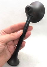 ANTIQUE WOODEN STETHOSCOPE MEDICAL DOCTOR TOOL MONAURAL EAR TRUMPET WOODEN RARE