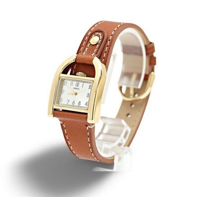 Fossil Harwell Damenuhr ES5264 mittelbraun Leder 28mm Quarz