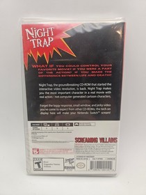Night Trap (Nintendo Switch) Sega CD Variant Cover w/ Card Limited Run Games 008