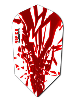 Harrows Rapide Slim Dart Flights Rot