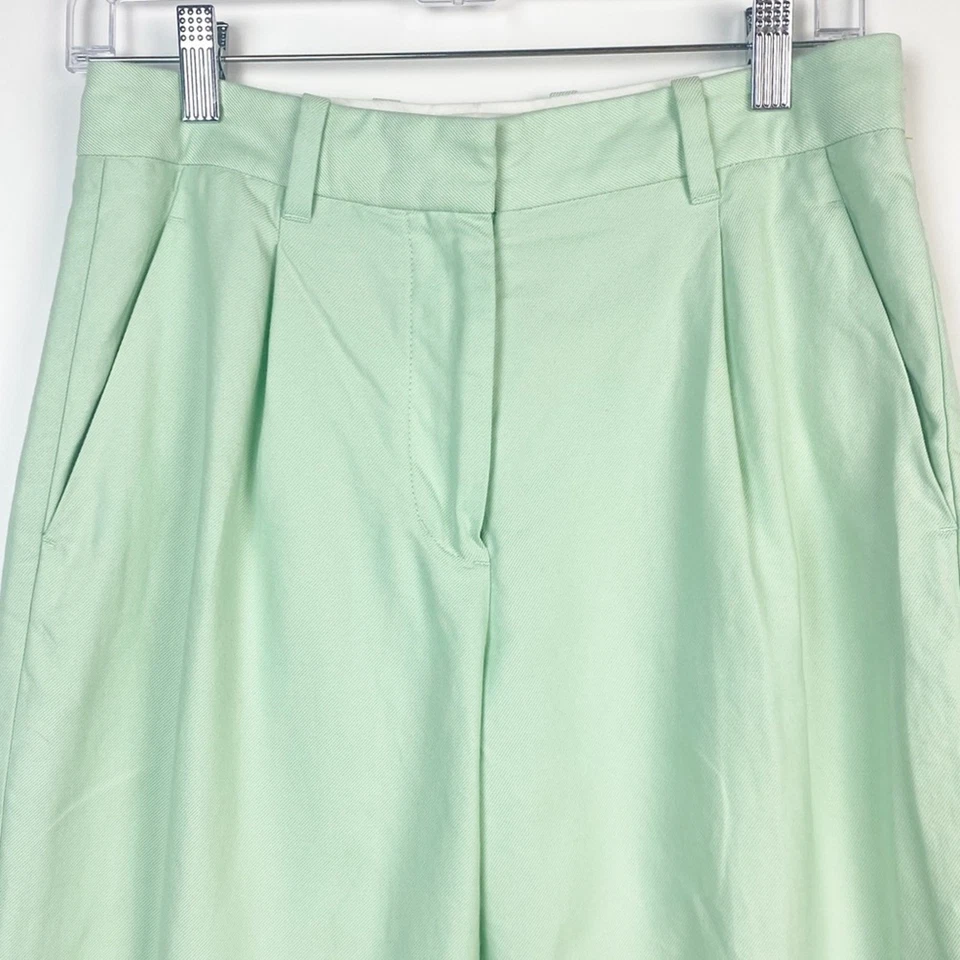 Pantalón Corto 3.1 Phillip Lim Mezcla Seda Aqua Talla 2 Foto 3 de 4