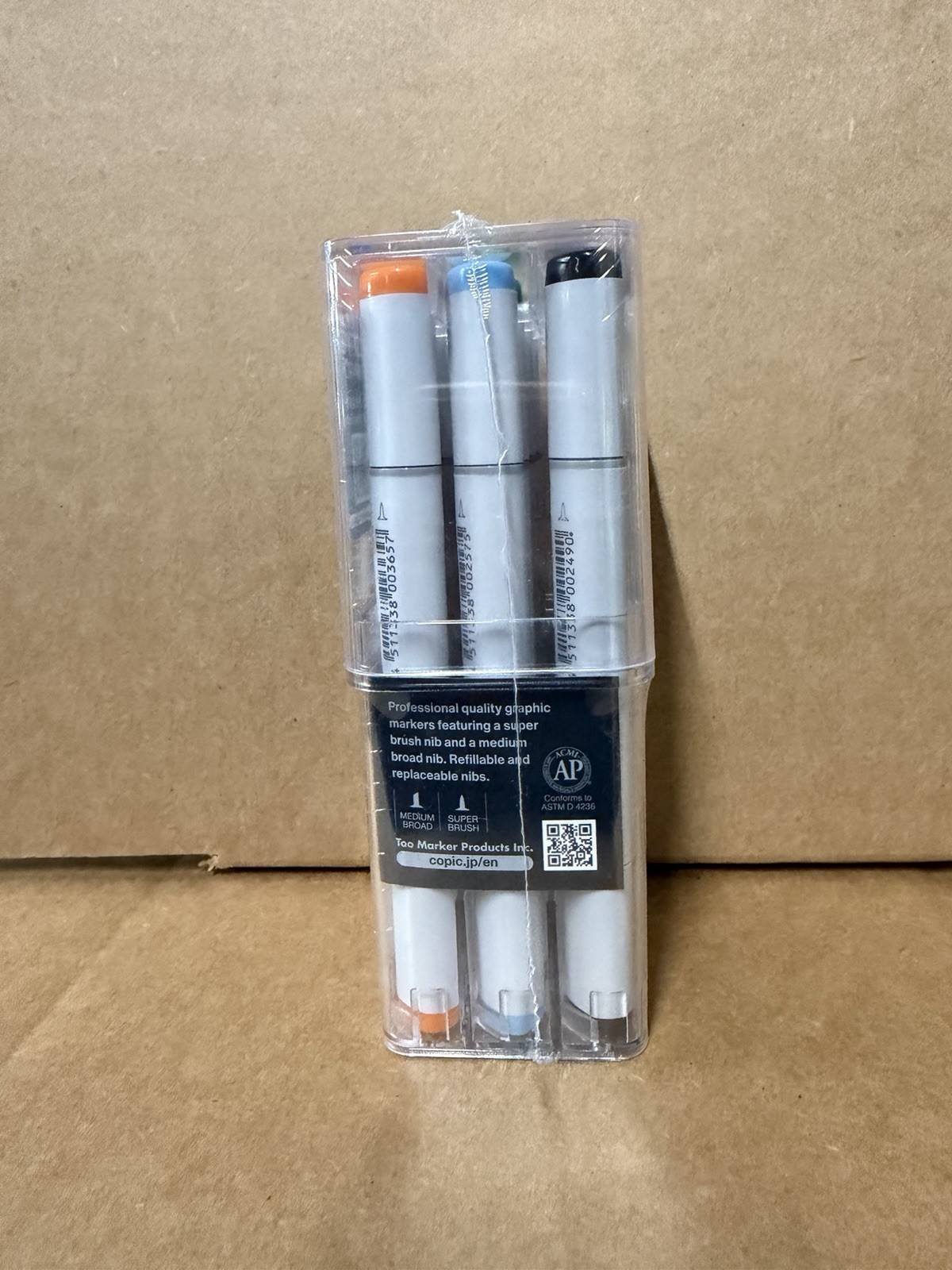 New Award Copic Sketch 12 Color Copic Marker Set, Sealed Fre