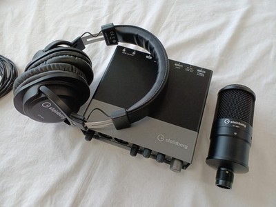 Steinberg UR22C Recording Pack USB 3.0 Interface Bundle Works Tested TMB01 3.5