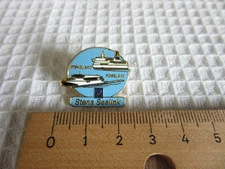 Stena Sealink Fishguard Rosslare Ferries ship sailing rare pin badge (# 81)