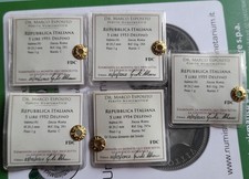 AFFARE Rupubblica 5 monete da 5 lire Delfino + 1 NC