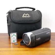 Sony Handycam HDR-CX440 9.2MP 60x Zoom Camcorder Digital Video Camera Tested