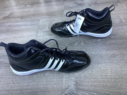 Scarpe da calcio Adidas uomo Reggie III 3 TD D taglia 12 172519 nere nuove con etichette - Foto 9 di 15