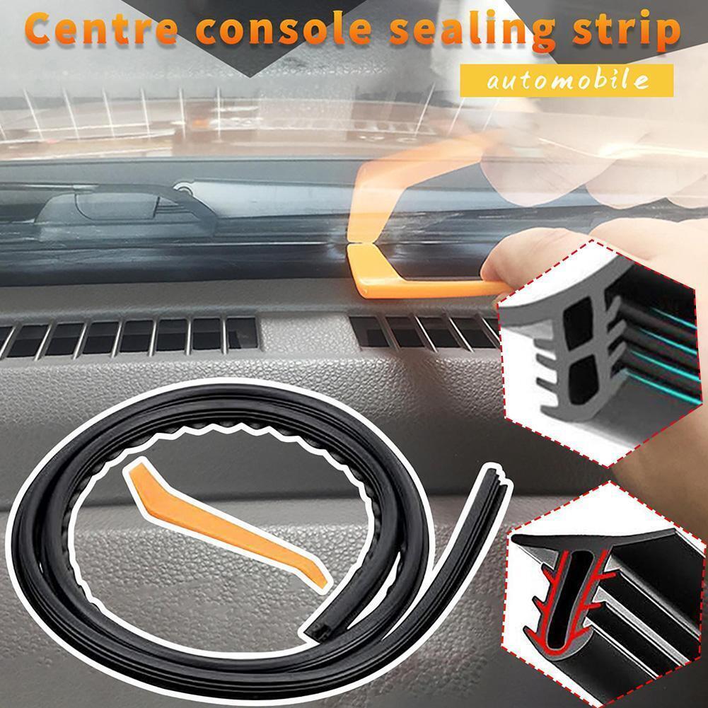 Upgrade Car Rubber Sound Seal Strip 1.6M U-Type Dashboard Edges