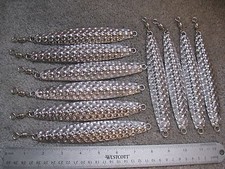 10 fishing bulk jigs lures 12oz hammered diam...
