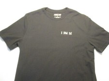 “I Did It” Black T-shirt, Medium