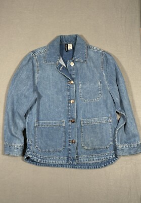 Womens H&M Divided Jean Jacket Size 6 US EUR 36