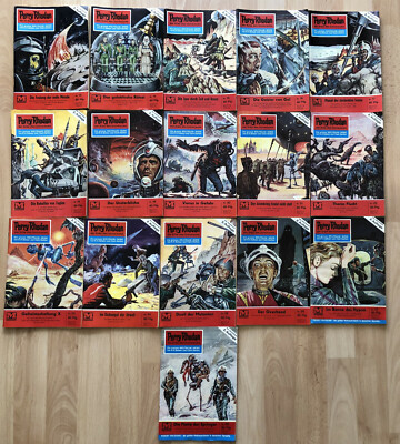 Perry Rhodan 1967 2.Auflage 16 Hefte Nr. 13-27,29
