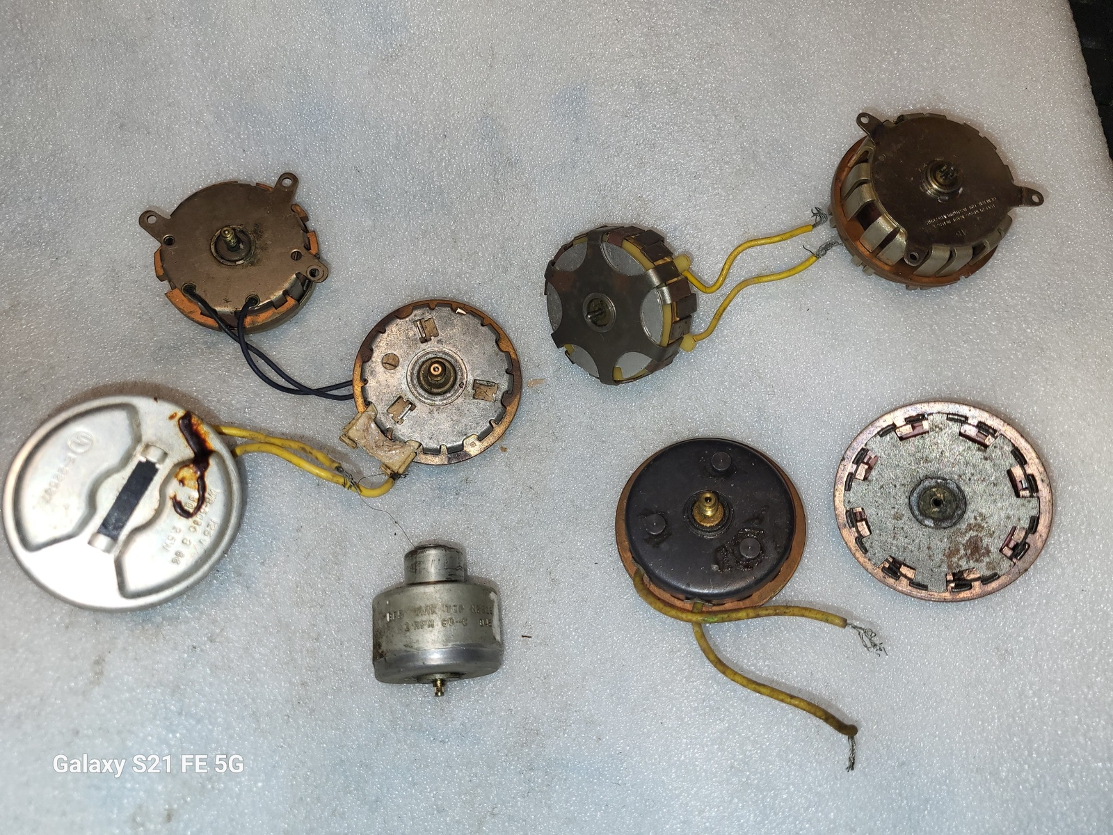 Lot of 8 vintage Electric Clock Motors Untested Lot 24 eBay