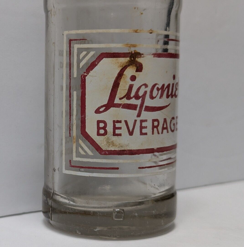 Ligonier Beverages ACL Bottle Ligonier Indiana 8 oz Ligonier Artificial Ice Co - Picture 6 of 23
