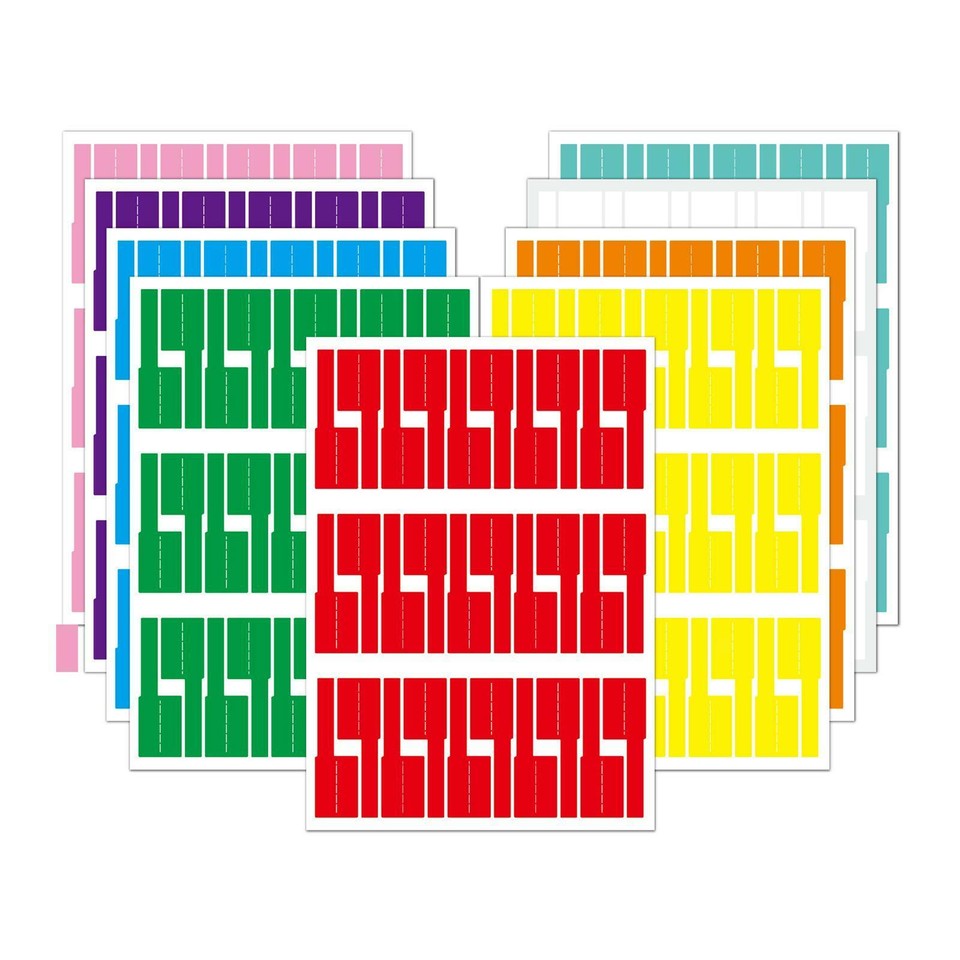 600x Cable Marker Sticker Identification Organizer Electrical Cord | eBay