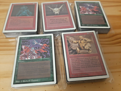 mtg unlimited cards MTG UNLIMITED +15 vintage sets *** 50 card LOT 1993-1999 Magic the Gathering