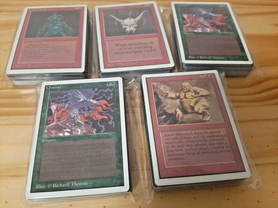*** MTG UNLIMITED +15 vintage sets *** 50 card LOT 1993-1999 Magic the Gathering - Image 2 of 3