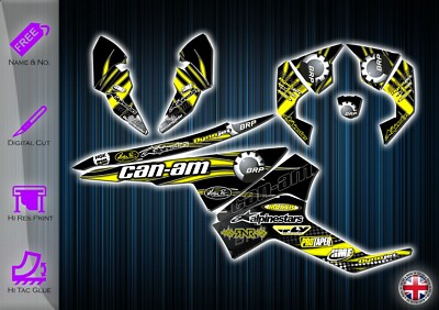 CAN AM RENEGADE AUFKLEBER - GRAFIK KIT - DECALS CANAM RENEGADE ATV GRAFIK KIT