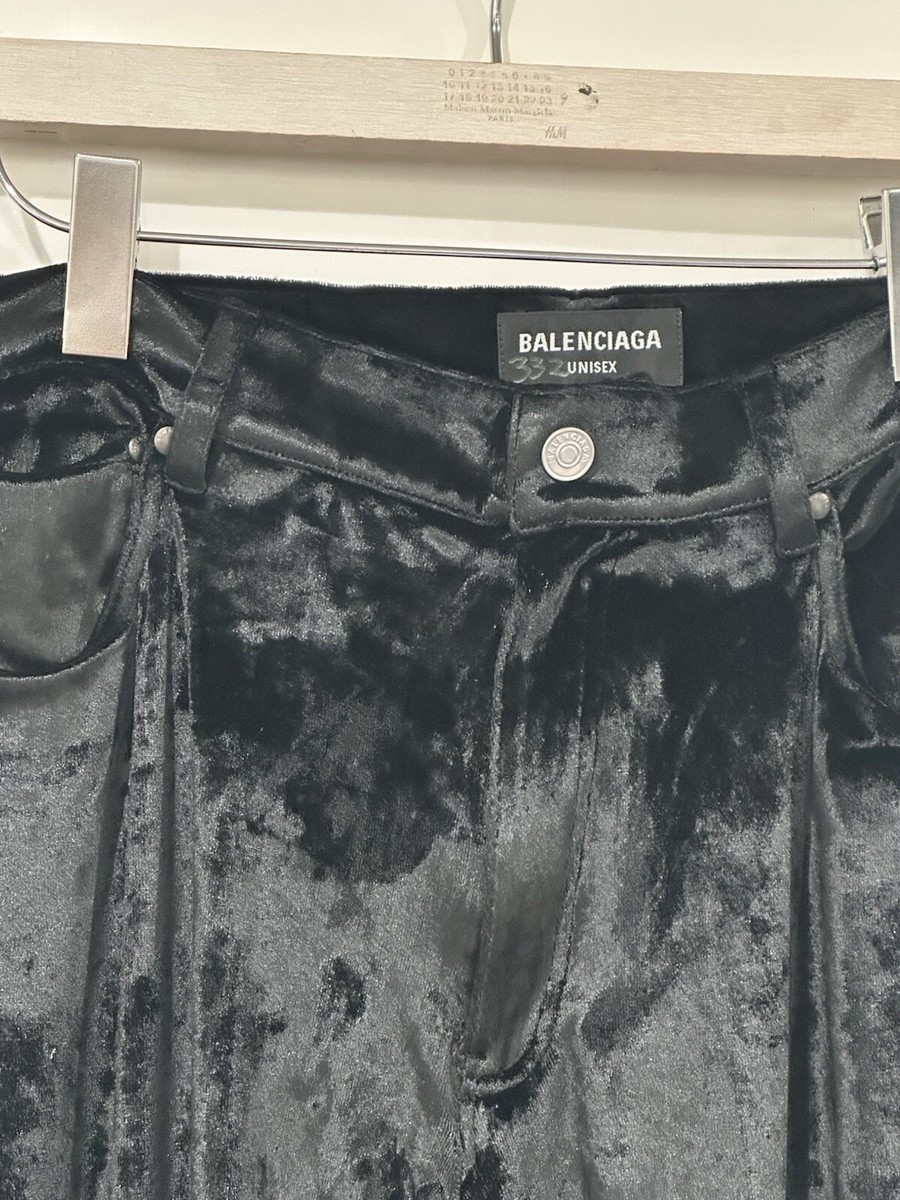 Balenciaga Unisex (men/women) Velvet Pants | eBay