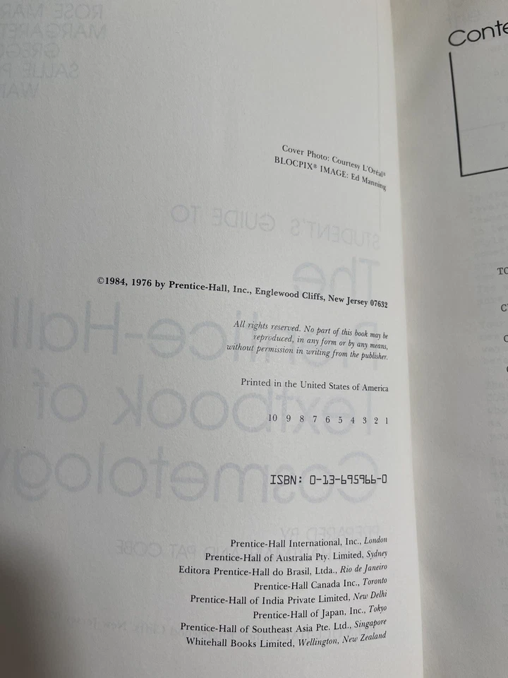 Student’s Guide To The Prentice-Hall Textbook Of Textbook Of Cosmotology 1984 - Image 3 of 4
