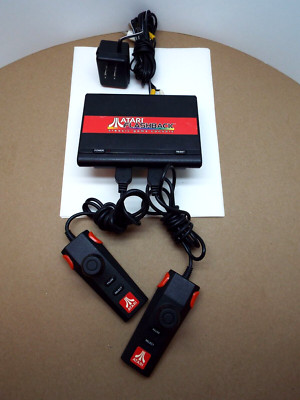 ATARI FLASHBACK MINI 7800 CLASSIC VIDEO GAME CONSOLE W/ CONTROLLERS/CABLES/CORD