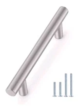 X30. Probrico  4 Inch Cabinet Handles Kitchen Cabinet Pulls Brushed Nickel S...