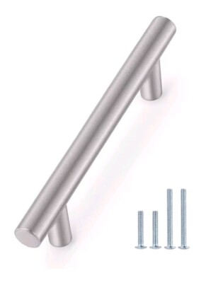 X30. Probrico  4 Inch Cabinet Handles Kitchen Cabinet Pulls Brushed Nickel S...