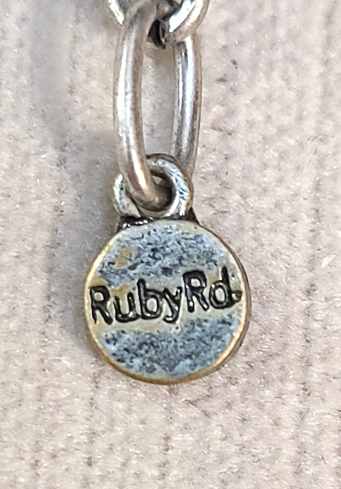 Ruby Rd. Silver-Tone Large-Link Chain Necklace Bl… - image 7