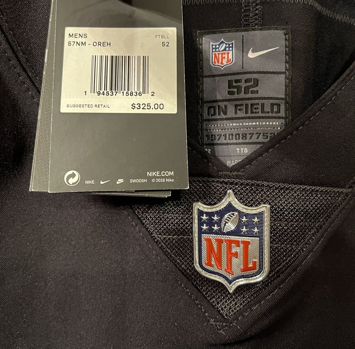 ame Jacobs Las Vegas Raiders Nike Vapor Elite Authentic Jersey Men's