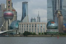 SHANGHAI *2X3 FRIDGE MAGNET* CITY SKYSCRAPER SKYLINE GARDEN TEMPLE TOWER YANGTZE