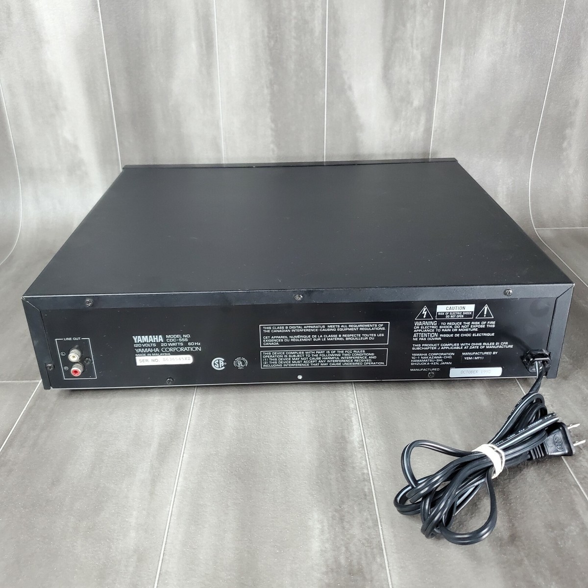 YAMAHA CDC-555 Audiophile 5 CD Changer/Player *PARTS ONLY* | eBay