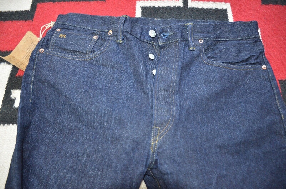 Ralph Lauren RRL Made in USA 100% Cotton Selvedge Straight Leg