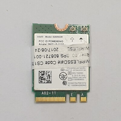 HP ProBook 640 G3 WLAN Karte Intel 8260NGW WLAN Karte Wireless WiFi Modul