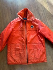 GUC Mustang Survival Flotation Bomber Jacket Float Coat Red Size LARGE