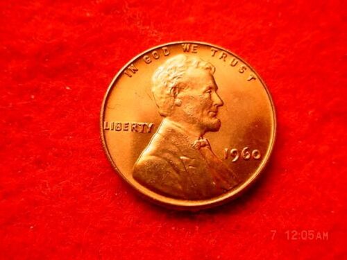 1960 P SMALL DATE LINCOLN CENT NICE BU VARIETY CENT!!! #72**