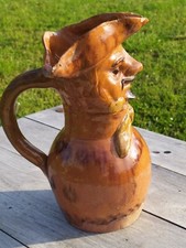 Jacquot pichet / cruche, en terre cuite vernissée , Ancien XVIIIème