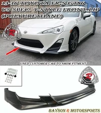 Fits 12-16 Scion FR-S US-Spec T-Style Front Lip (Urethane)