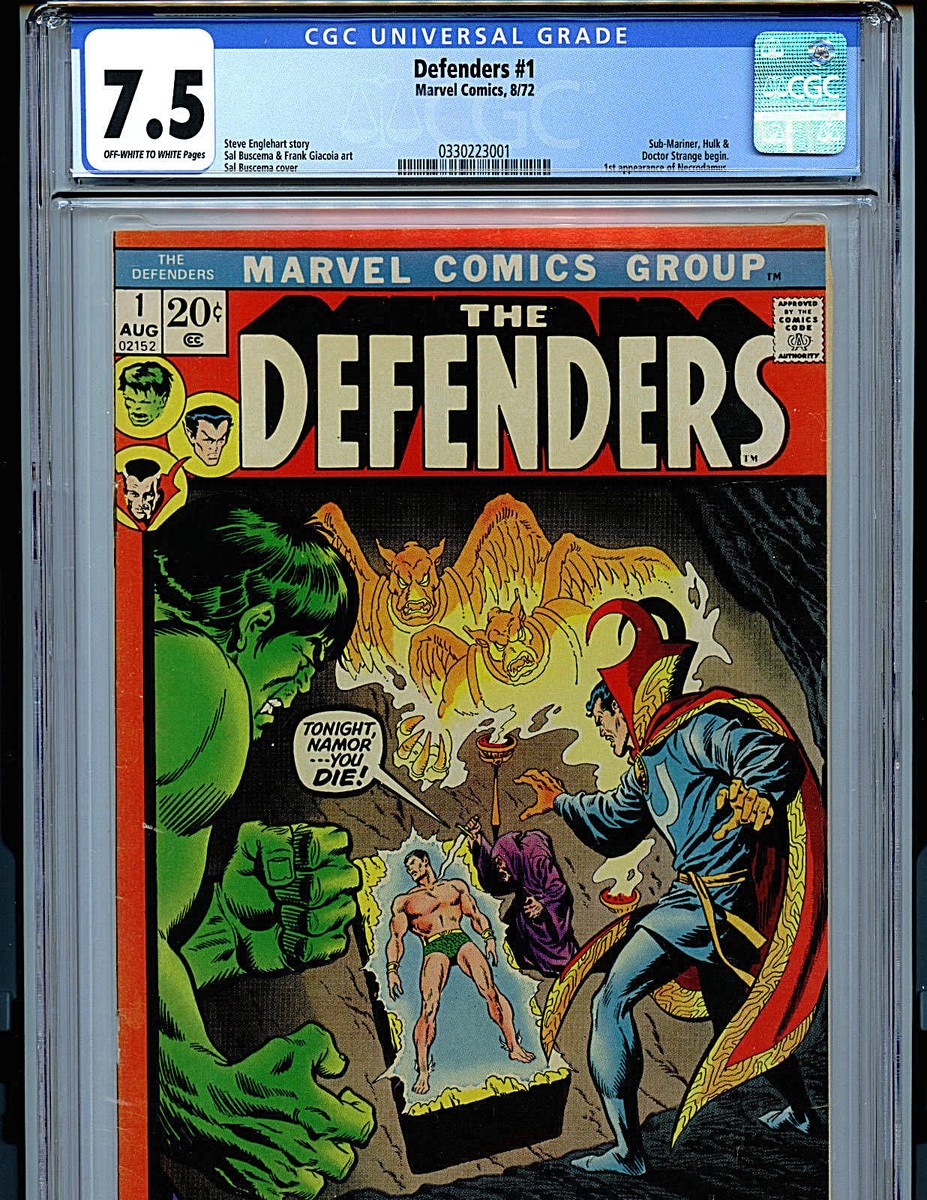 Defenders #1 1972 CGC 7.5 Marvel Comics Amricons K10 | eBay