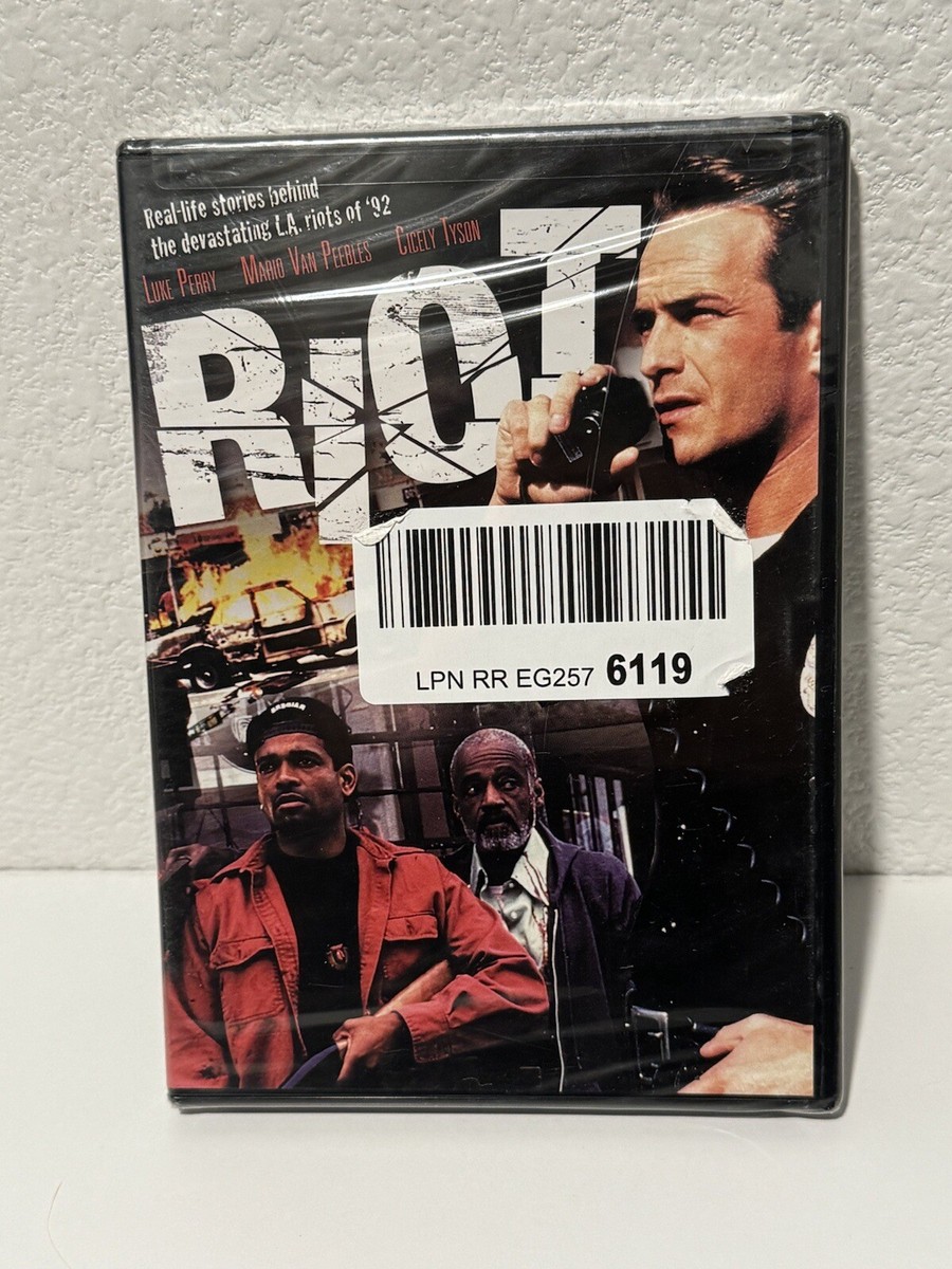 Riot (DVD) 1997 LA Rodney King Movie Luke Perry Mario Van Peebles