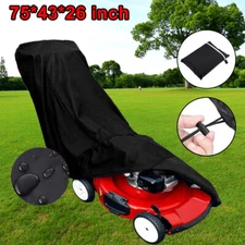 Waterproof Lawn Mower Cover UV Protector Heavy Duty for Push Mower Universal Fit