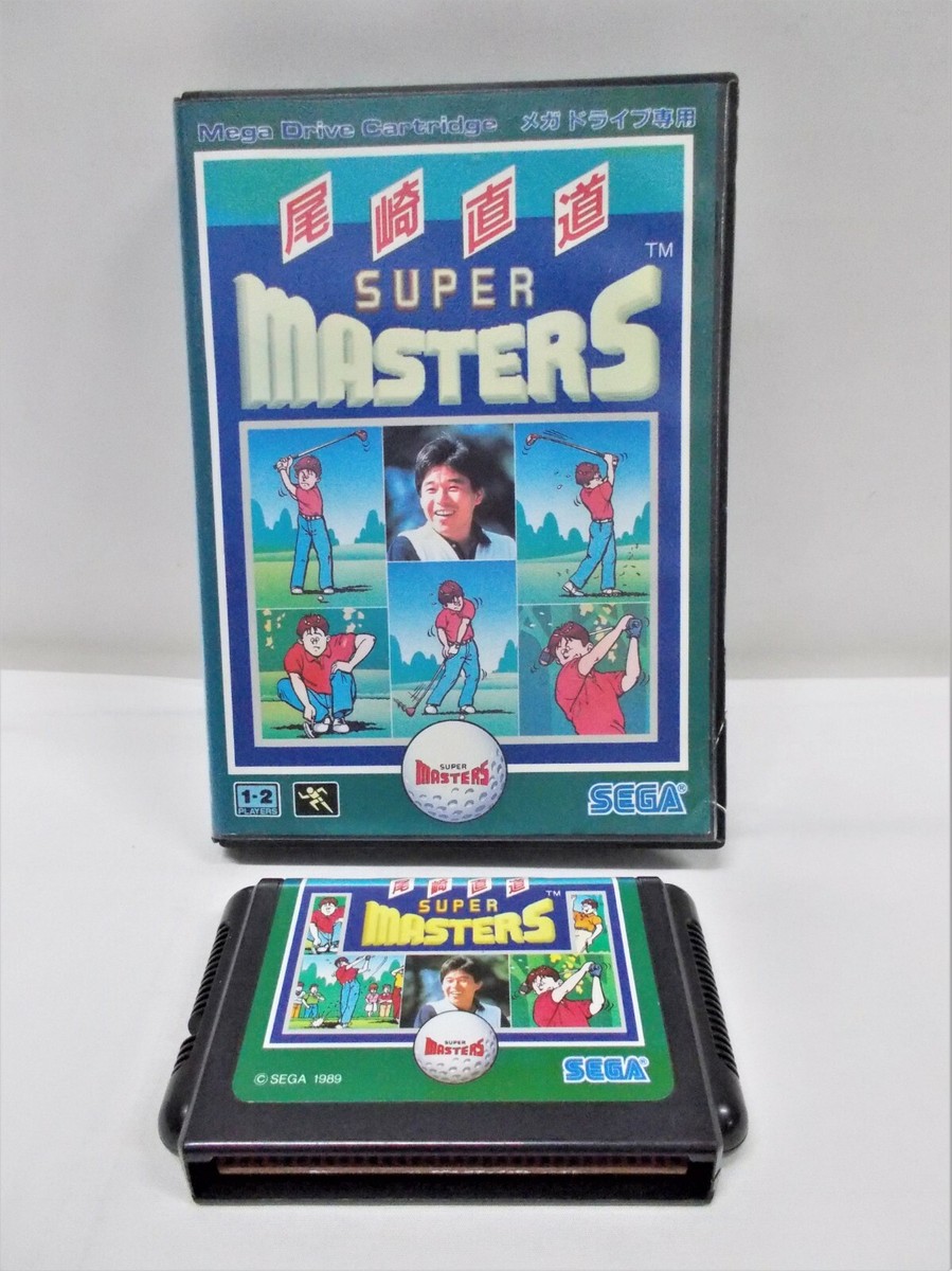 SEGA Mega Drive ゲーム15本セット Mega-Drive Genesis -- Ozaki Naomichi no Super Masters -- Japan