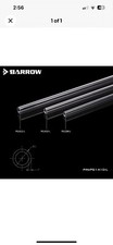 Barrow PETG Tubing 10mm ID, 14mm OD, 500mm length Clear 3 Pack for Water Cooling