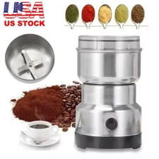 NEW Electric Coffee Bean Grinder Nut Seed Herb Grind Spice Crusher Mill Blender