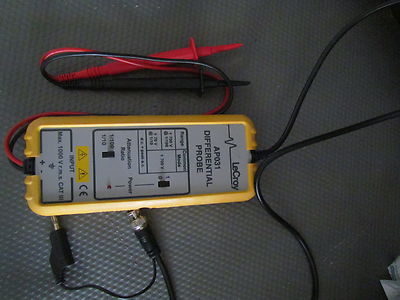 Lecroy AP031 Differential Probe 25 MHz, 14 ns, 50 Hz to 80dB, +/- 700V very good