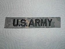 USGI US Army Name Tape Tag Digital ACU Hook and Loop Backing Unissued Nametape