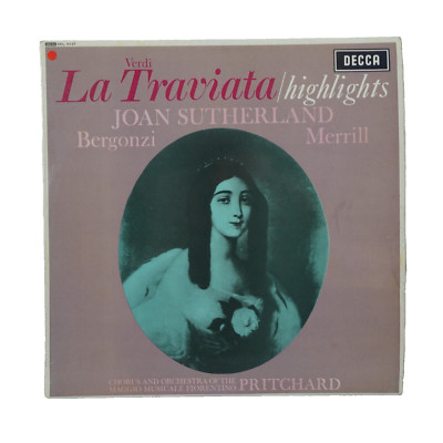 VERDI - LA TRAVIATA SUTHERLAND /PRITCHARD 1963 DECCA WBg SXL 6127 ED1 EX/VG+