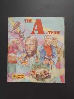 Vintage 1983 Panini The A Team Collectable Sticker Album / Book (Incomplete)