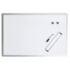 23 X 35 in. Magnetic Dry Erase Board Whiteboard Silver Aluminum Finish Frame New